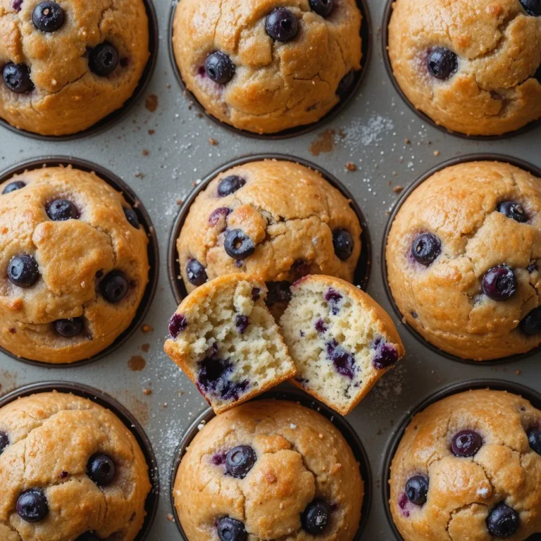 Blueberry Muffins No Eggs