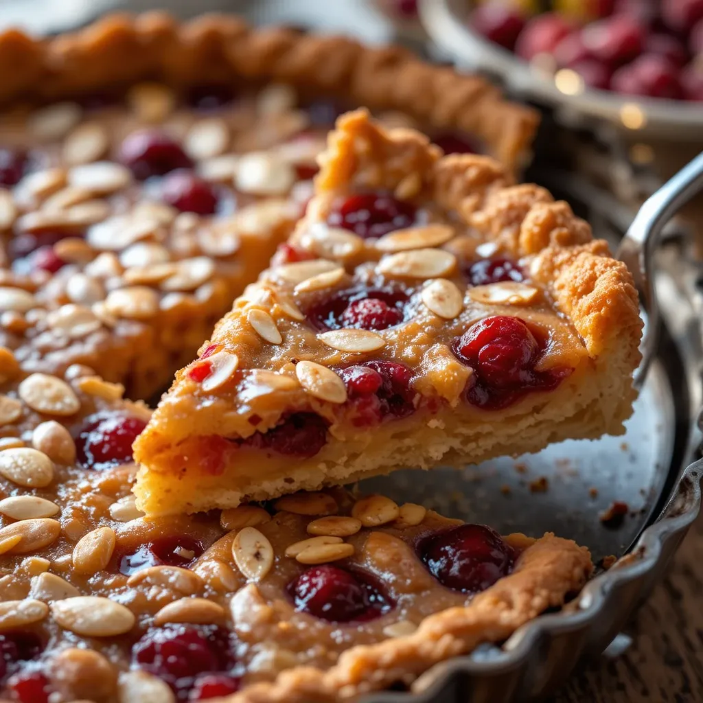 Cranberry Almond Tart