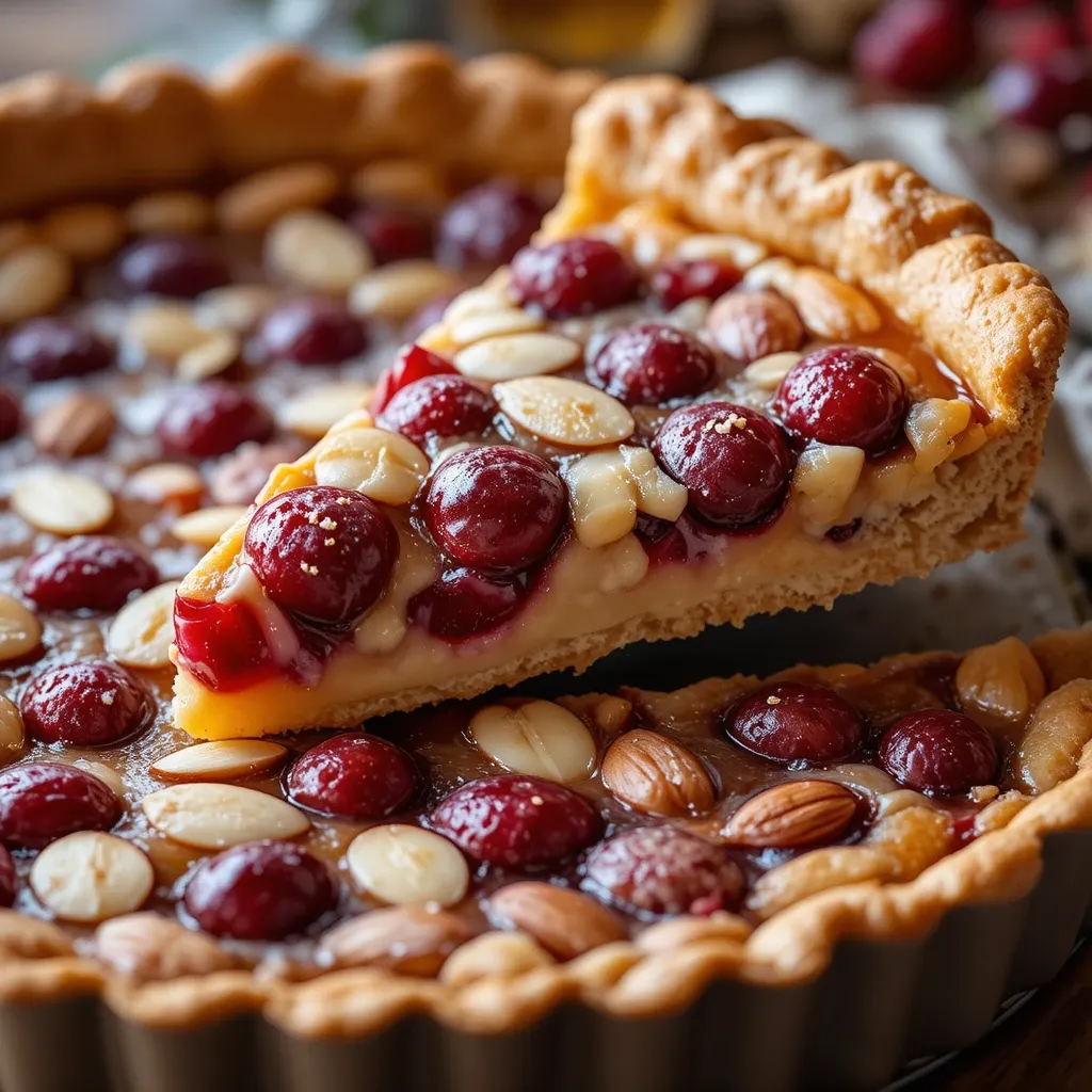 Cranberry Almond Tart