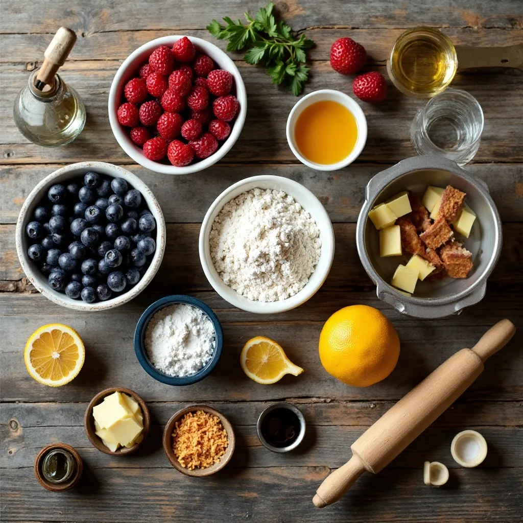 Cranberry Blueberry Tart