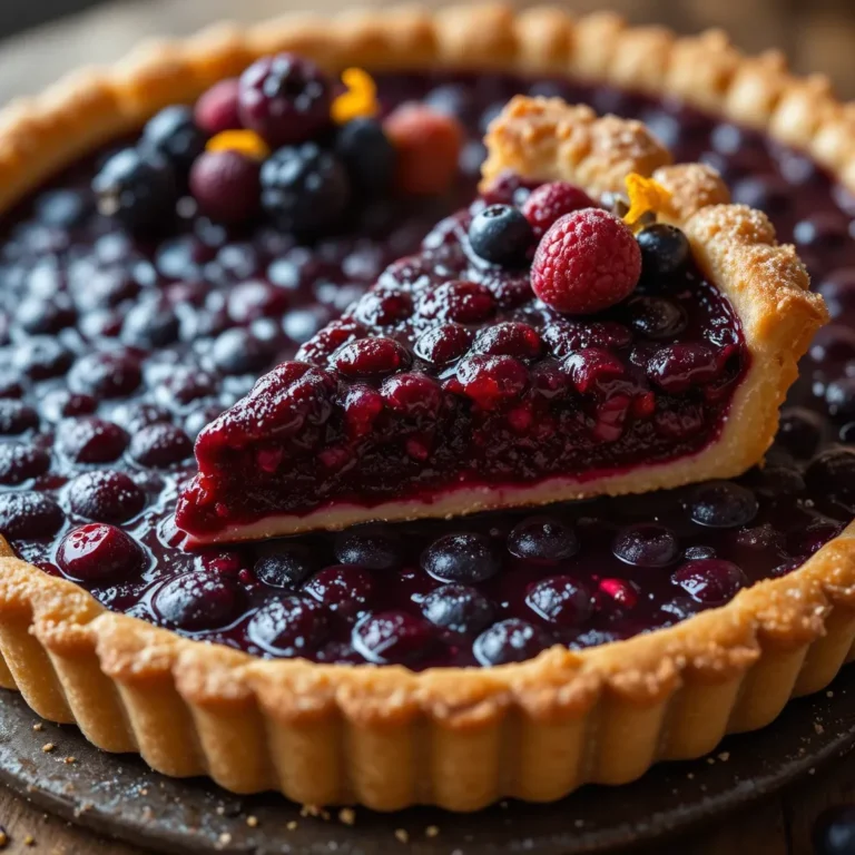 Cranberry Blueberry Tart