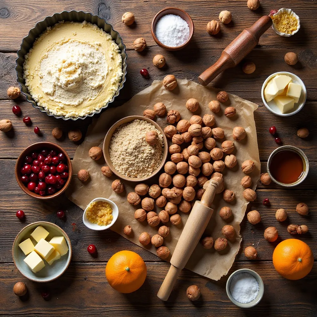 Cranberry Hazelnut Tart