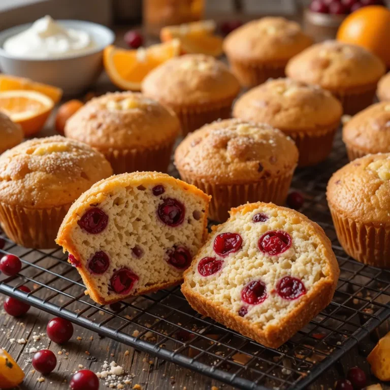 Cranberry Orange Muffins With Greek Yogurt