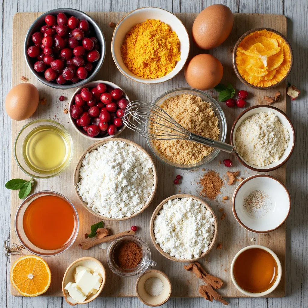 Cranberry Orange Muffins with Crumb Topping