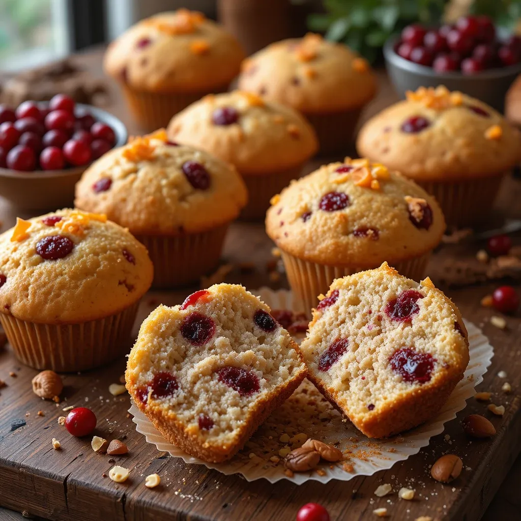 Cranberry Orange Relish Muffins