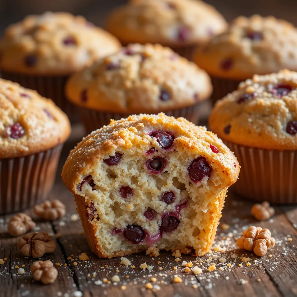 Cranberry Orange Zest Muffins