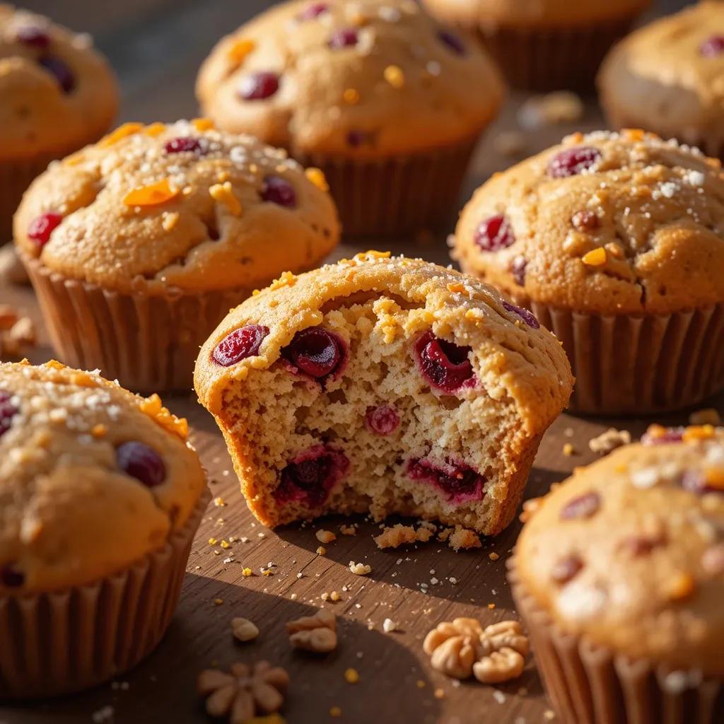 Cranberry Orange Zest Muffins