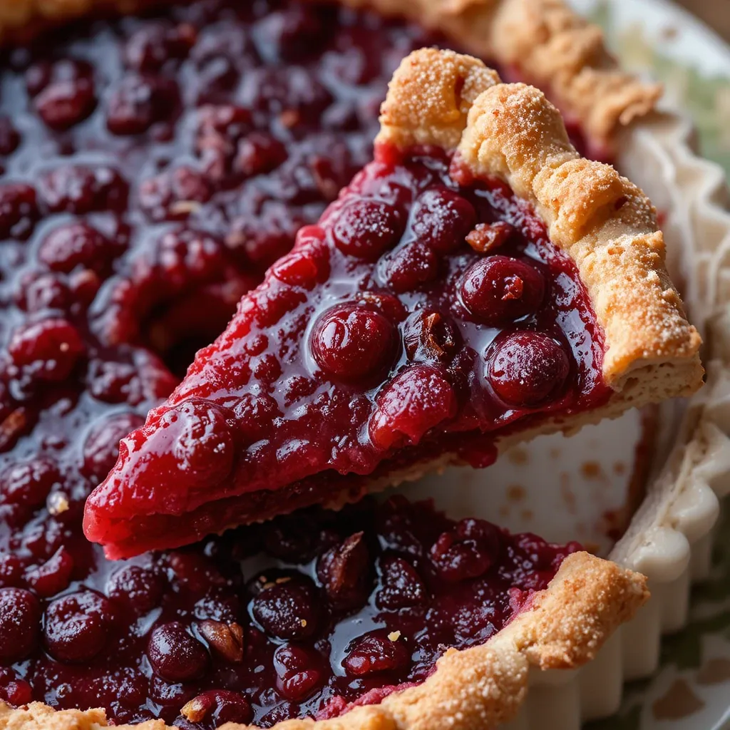 Cranberry Sauce Tart