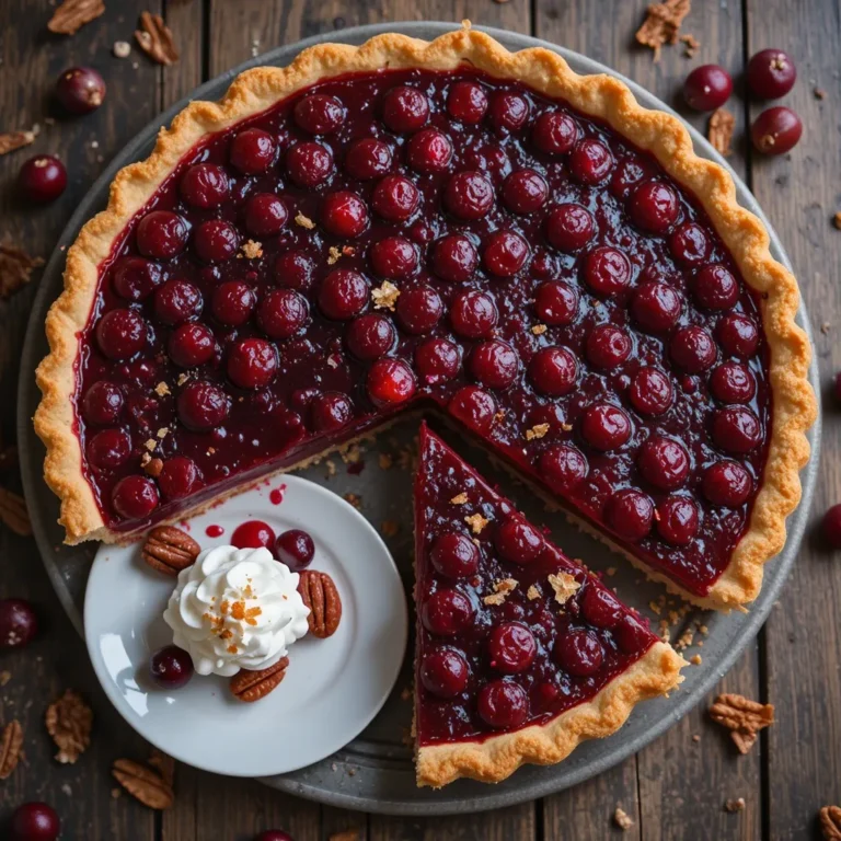 Cranberry Tart Pie