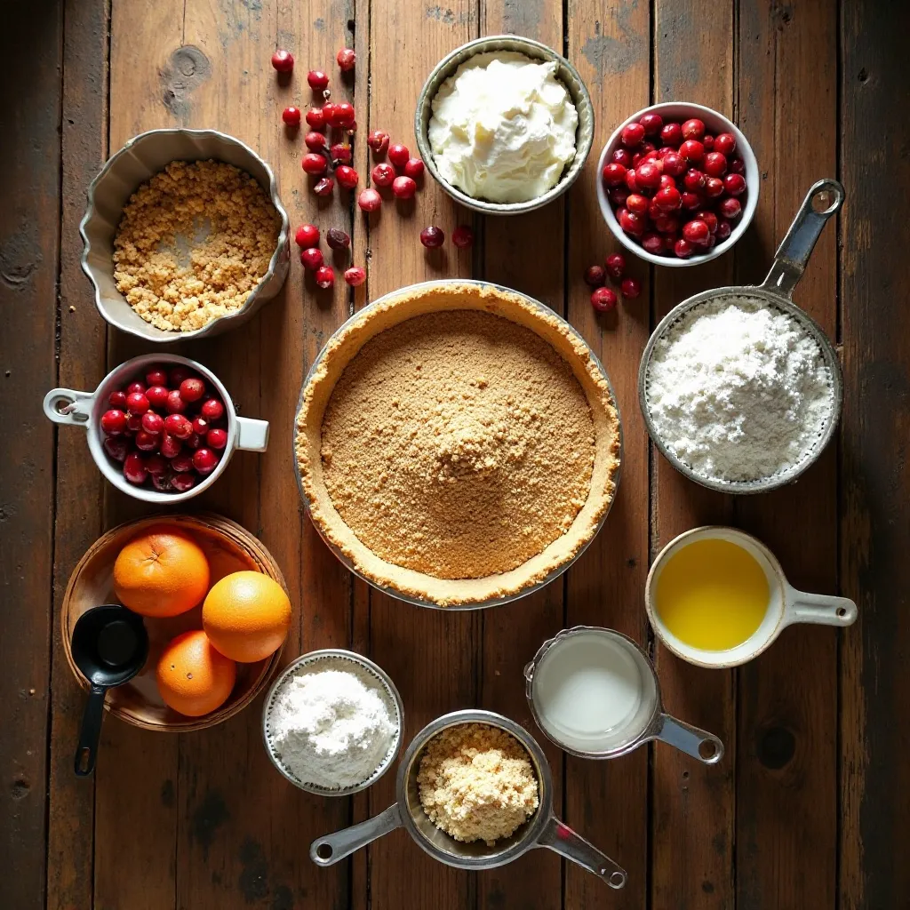 Cranberry Tart with Gingersnap Crust
