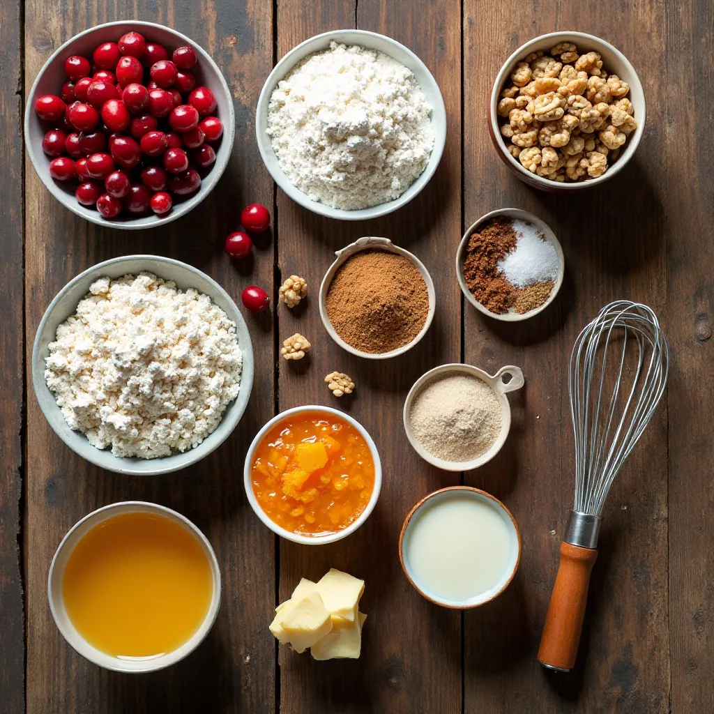 Cranberry Walnut Tart