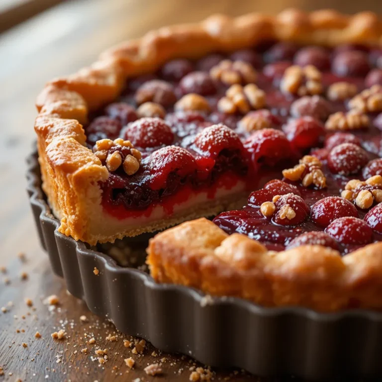 Cranberry Walnut Tart