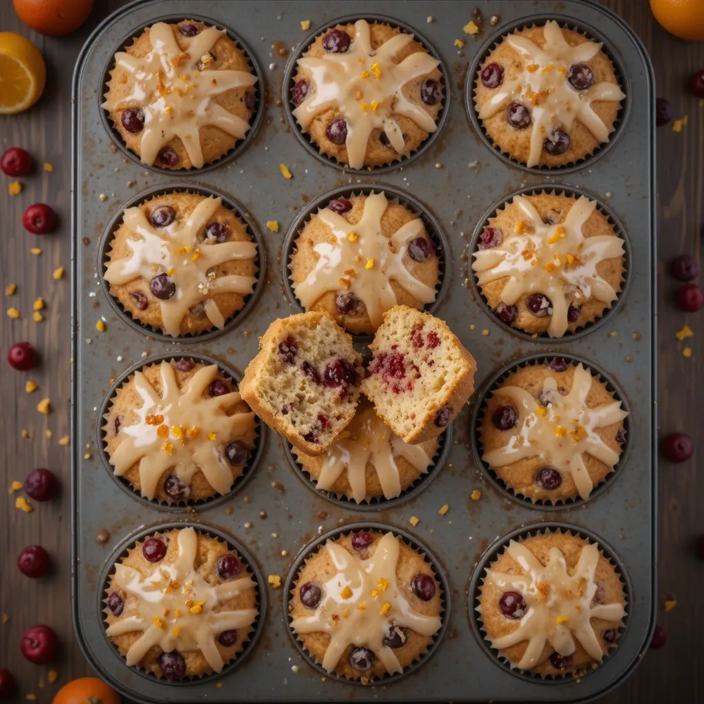 Glaze for Cranberry Orange Muffins
