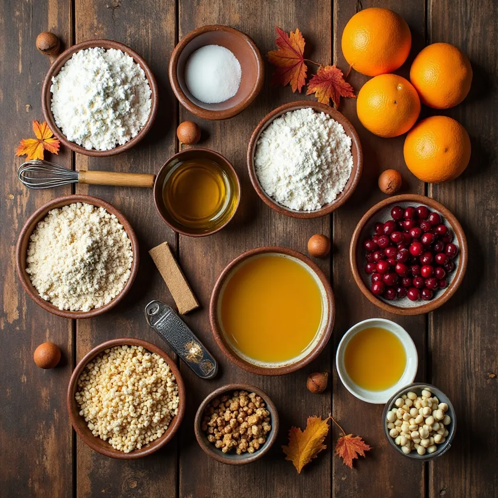 Leftover Cranberry Sauce Orange Muffins