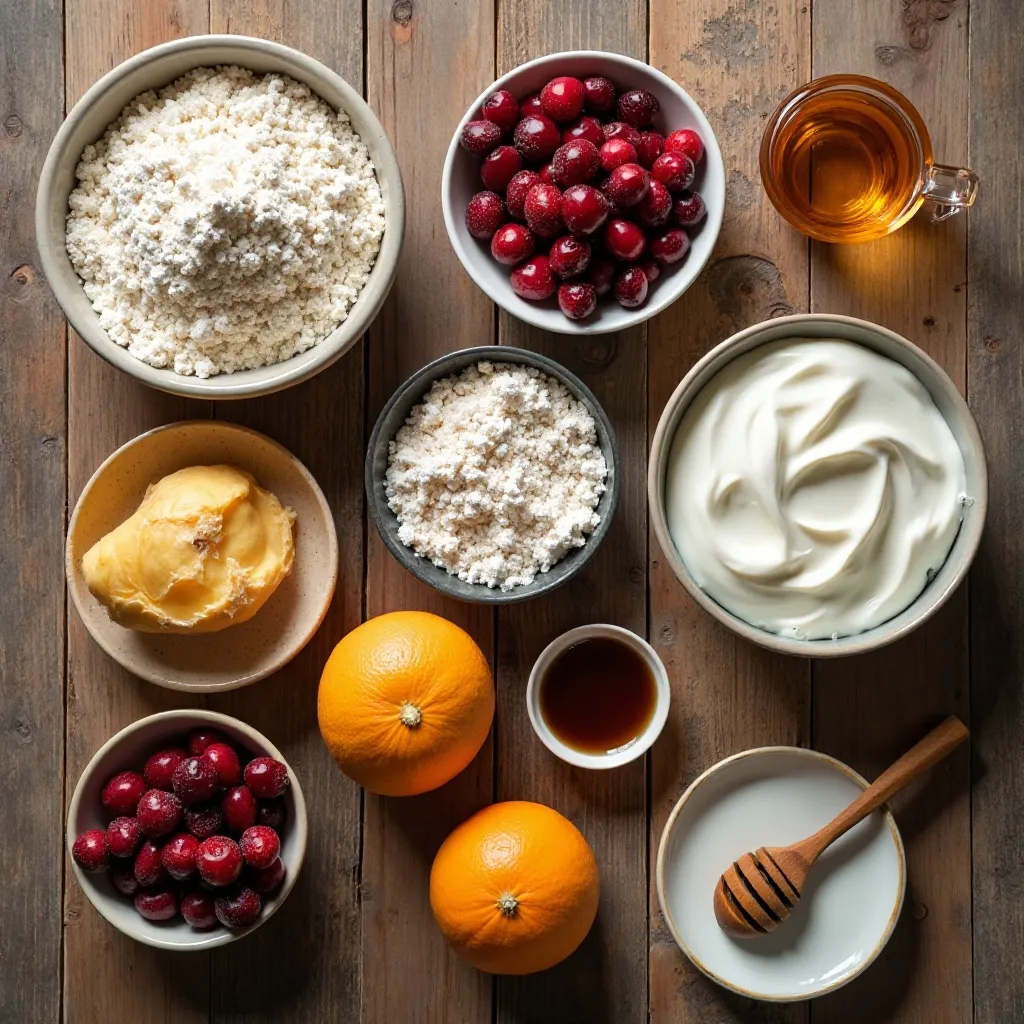 Low Sugar Cranberry Orange Muffins