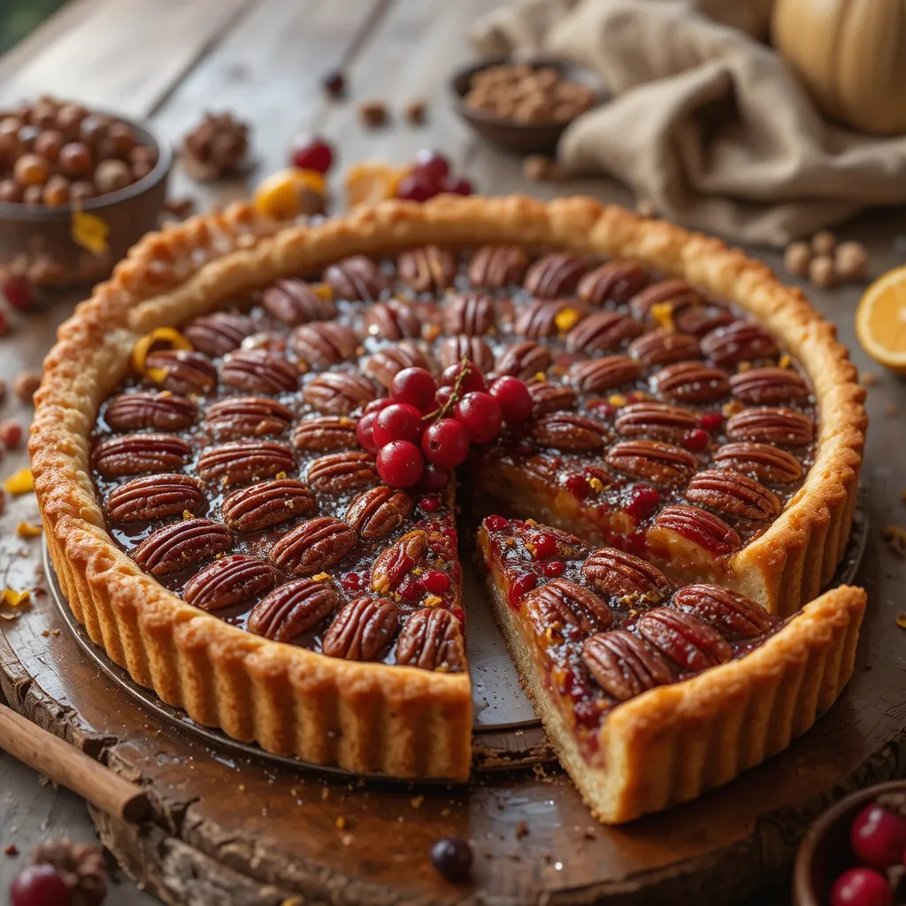 Pecan Cranberry Tart