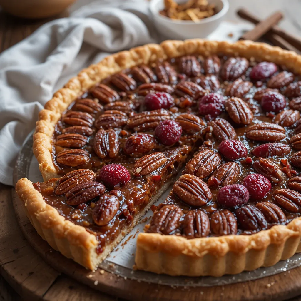 Pecan Cranberry Tart