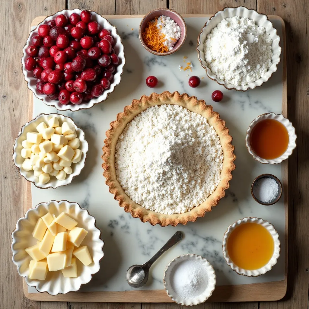 White Chocolate Cranberry Tart
