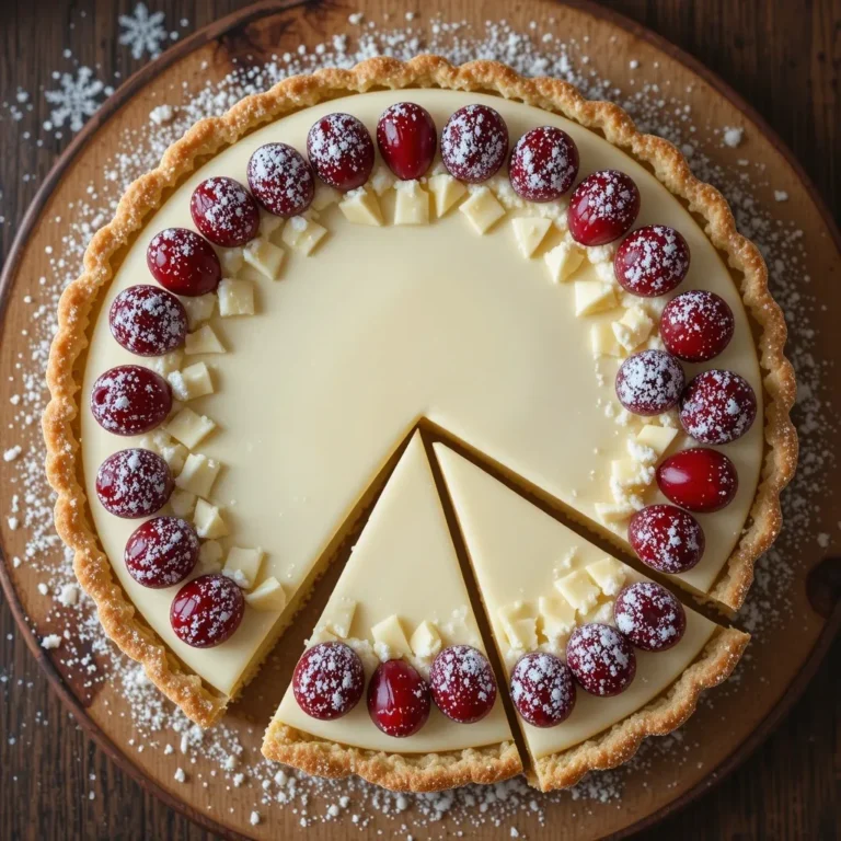 White Chocolate Cranberry Tart