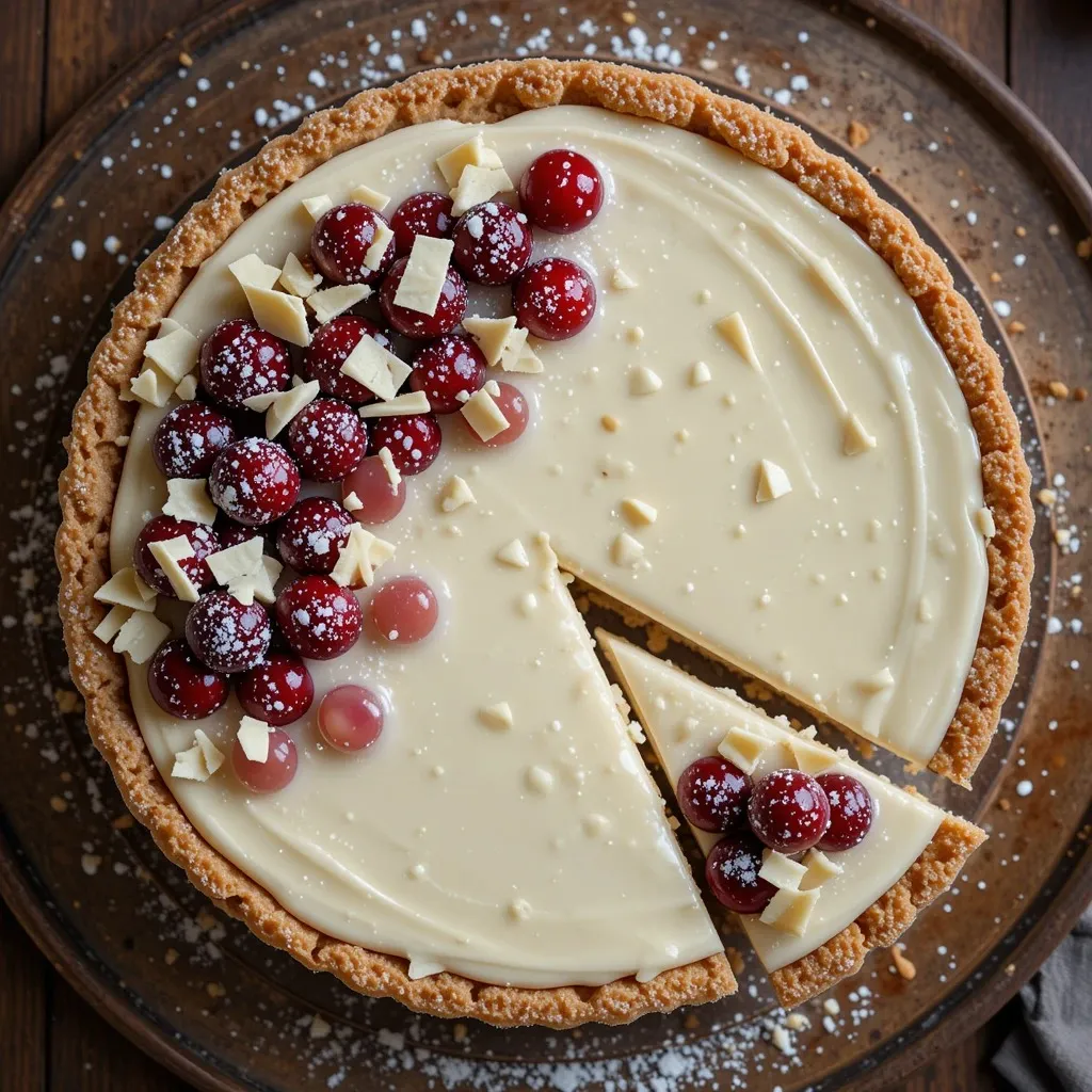 White Chocolate Cranberry Tart